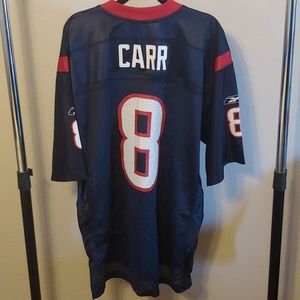 Reebok Houston Texans David Carr Jersey, L